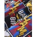 Mens Cartoon Letter Print Elastic Waist Pant